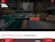 Tablet Screenshot of maxhaus.com.br